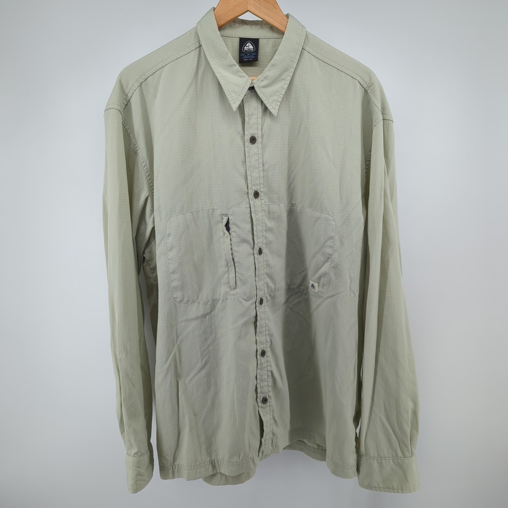Nike ACG Shirt Men's XL Long Sleeve Work Dri-Fit Utility Vented VTG 90s Outdoors